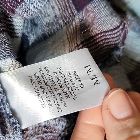 STUNNING COMO VINTAGE RSYON FLANNEL SOFT BUTTON DOWN SHIRT - Picture 3 of 10